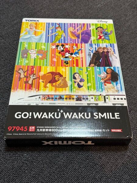 【未使用】TOMIX 97945 九州新幹線800系( JR九州 WAKUWAKU SMILE 新幹線セット)
