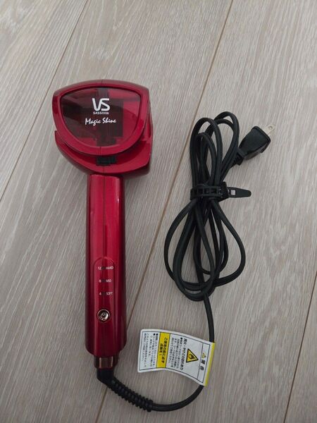 VS Magic Slide カールヘアアイロン レッド