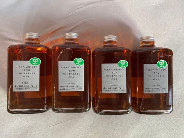 ニッカウイスキー フロムザバレル 500ml 4本セット