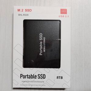 外付け SSD 8TB 小型軽量 ポータブルストレージ 訳あり 返品不可