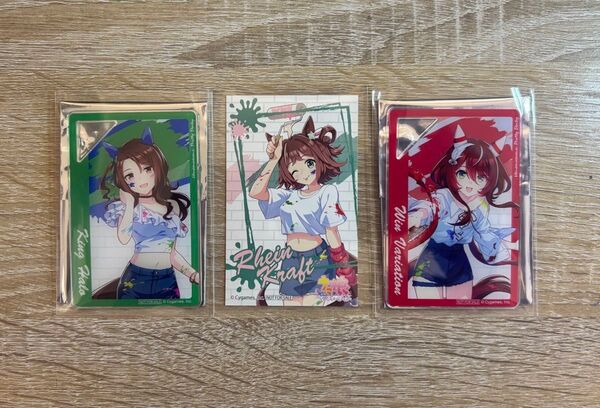 ウマ娘ペインタースタイル3点セット ラインクラフト ウインバリアシオン キングヘイロー