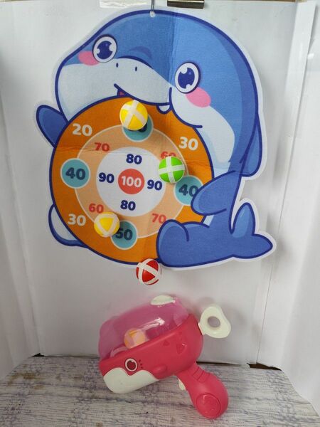 子供向け射撃ゲーム、粘着ボール的あて