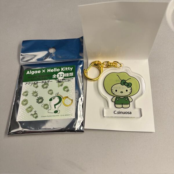 Algae×hello kitty シークレットアクリルキーホルダー 万博キティ