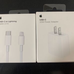 【新品】USB-C to Lightningケーブル2mと20W電源アダプタ