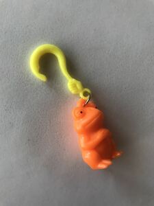 # approximately 40 year front Glyco? extra frog toy ... key holder that time thing # extra Shokugan eraser former times Showa Retro Glyco old at that time forest .