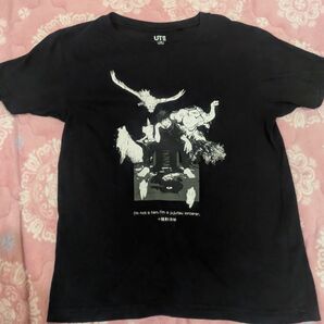 130 ユニクロ 呪術廻戦 Tシャツ 伏黒恵 ブラック UT