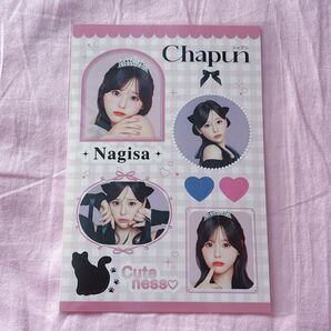 齊藤なぎさ カラーコンタクトレンズ カラコン Chapun シャプン 購入特典 ステッカー シール