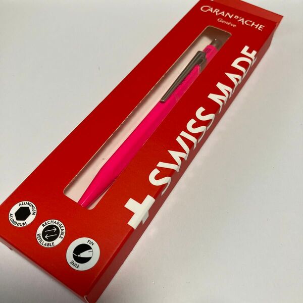 値下げ不可!CARAN d'ACHE カランダッシュ ボールペン ピンク 新品未使用