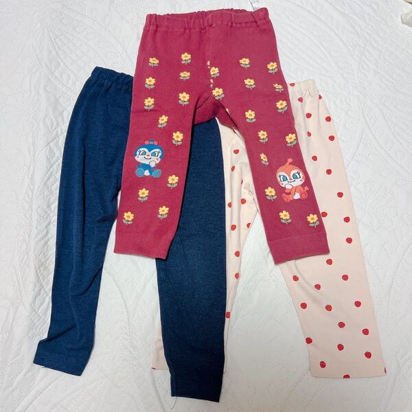 キッズレギンス3点セット 100cm 保育園用 子ども服 キッズ ユニクロ