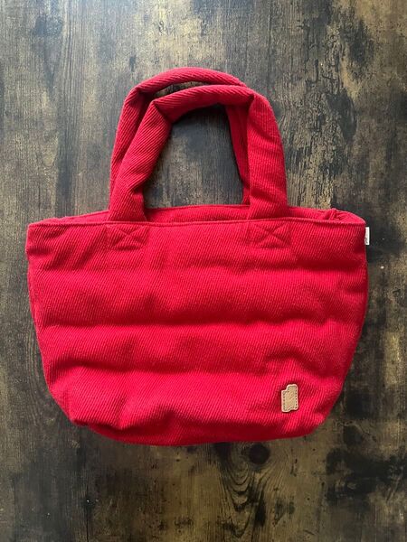 美品ROOTOTE ルートート セミショルダーバッグ/トートバッグ レッド赤