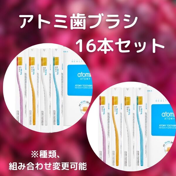 アトミ普通歯ブラシ16本セット