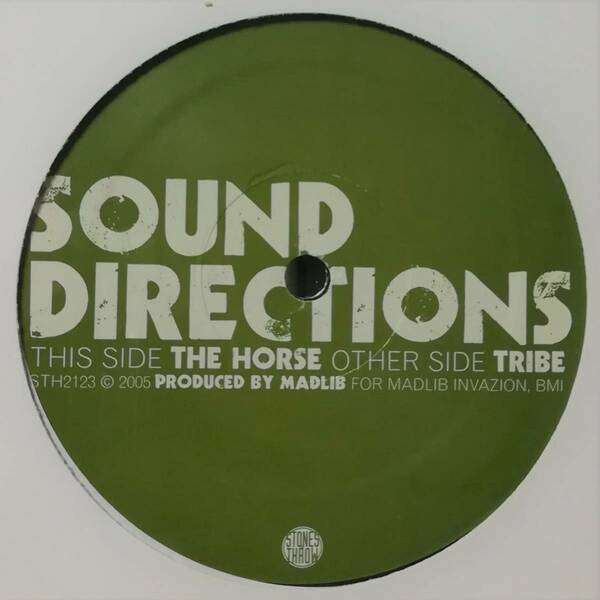 新品未使用 Sound Directions / The Horse 12inchレコード　送料無料 (0891)