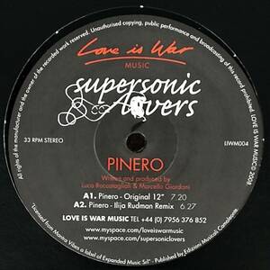 新品未使用 Super Sonic Lovers / Pinero 12inchレコード　送料無料 (0876)