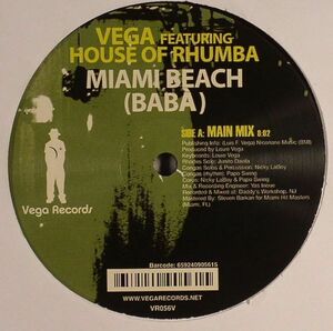 新品未使用 Vega Feat.House Of Rhumba & Johnny Dangerous -Miami Beach/New York City- 12inchレコード　送料無料 (1077)