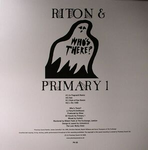 新品未使用 Riton & Primary 1 / Who's There -In Flagranti Remix- 12inchレコード　送料無料 (0867)