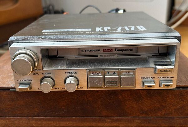★当時物★ Pioneer ロンサムカウボーイ KP-717G カーステレオ カセットデッキ 昭和 レトロ