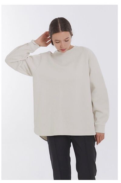 yori チャンキーヘムラウンドtee