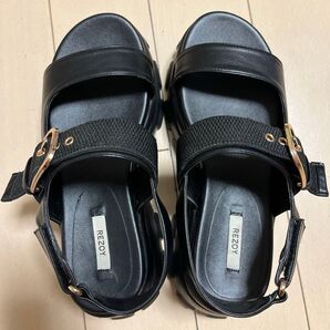 サンダル Mサイズ 厚底 レディース 数回使用
