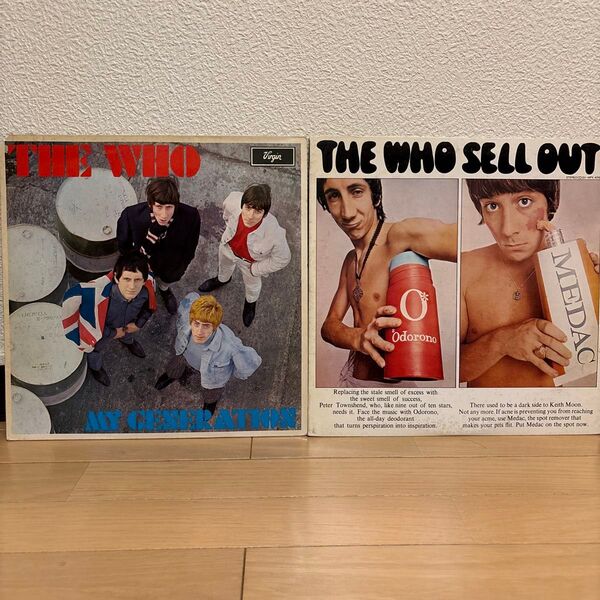 The Who Sell Out My Generation レコード 2点 マイ・ジェネレーション ザ・フー・セル・アウト LP