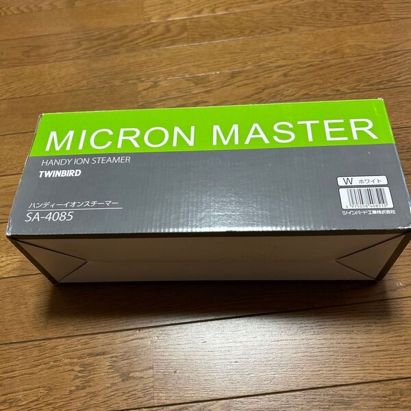 TWINBIRD ハンディーイオンスチーマー MICRON MASTER SA-4085 ホワイト 未使用