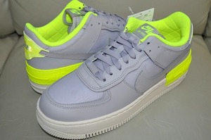 2019モデル 新品未使用 NIKE ナイキ W AF1 SHADOW SE エアフォース1 シャドウ グレー 蛍光イエロー 定価14,300円