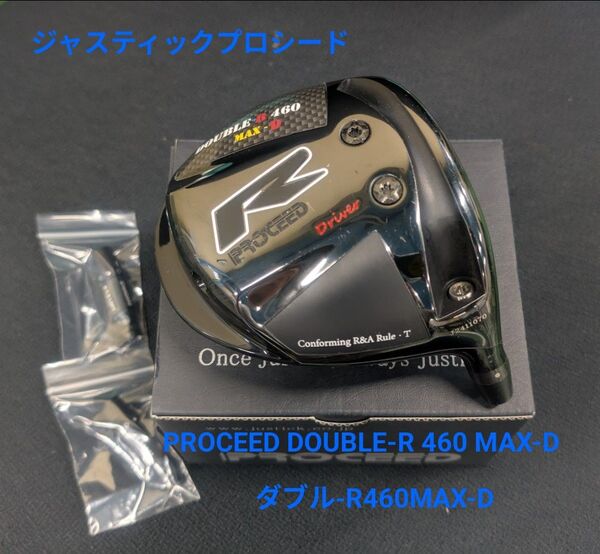 DOUBLE-R 460 MAX-D (プロシード・ダブル-R・460マックス・D)2025 ヘッド単体 (新品スリーブ2個付き)