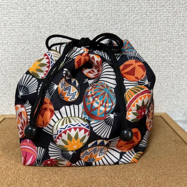 巾着袋 和柄 浴衣巾着 リバーシブル 新品未使用