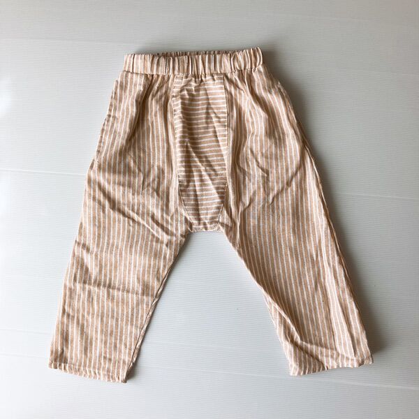 キッズ ストライプ ズボン パンツ ベージュ 104 SHEIN