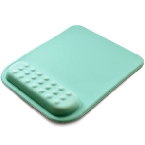 〆リストレスト 一体型 マウスパッド デスクワーク ゲーミング 低反発 柔らか素材 シンプル ミニマル