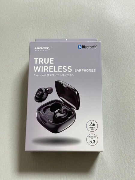 HIDISC ハイディスク ブルートゥース Bluetooth 完全ワイヤレスイヤホン ブラック HD-WGT08BK