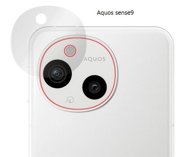 AQUOS sense9 アクオス センス 9 ナイン aquos カメラ ガラスフィルム レンズ ガラス フィルム カバー