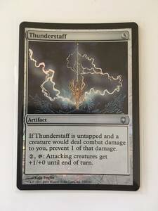 MTG　Thunderstaff/雷鳴の杖　(DST/ダークスティール,英) 1枚(Foil)