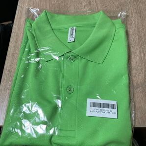 glimmer ドライポロシャツ ライムグリーン M 00302-ADP 未使用