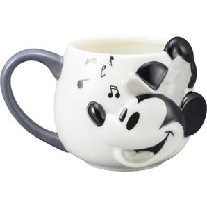 ディズニー ミッキーマウス 蒸気船ウィリー フェイスマグカップ 可愛いBOX入り 新品未開封品★