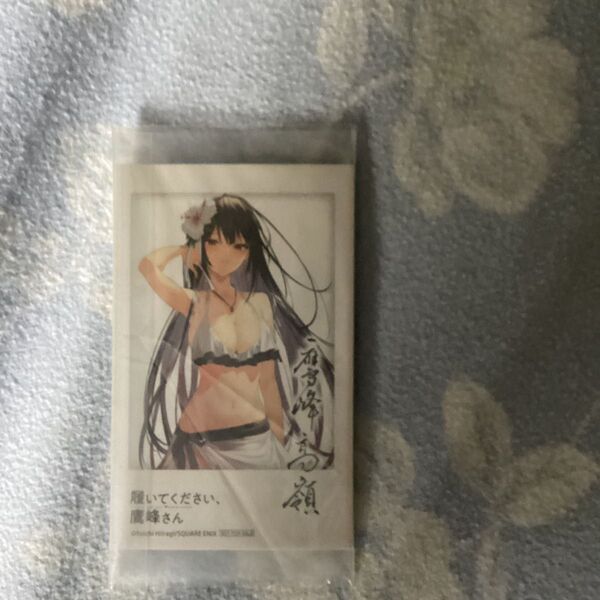 履いてください、鷹峰さん ゲーマーズ特典インスタントフォト風 イラストカード3枚