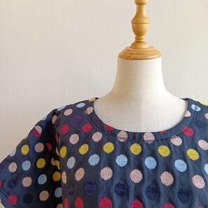 MAX & Co. マックスアンドコー 水玉カットソー リボン