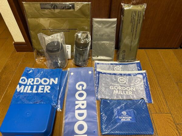 GORDON MILLER 非売品 タオル タンブラー クッション ポーチ 傘入れ 保冷バッグ ケース ペンケース