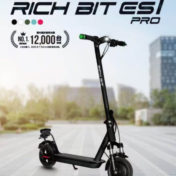 キックボード リッチビットe1 プロ 注意:前輪パンク