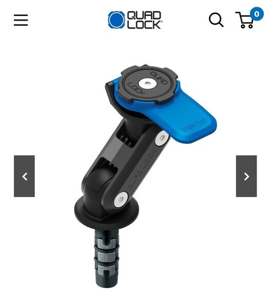 Quad Lock クアッドロック バイク用 フォークステムマウント QLM-FSM 訳あり
