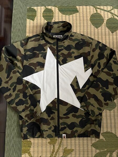 1ST CAMO TRACK JACKET M GREEN