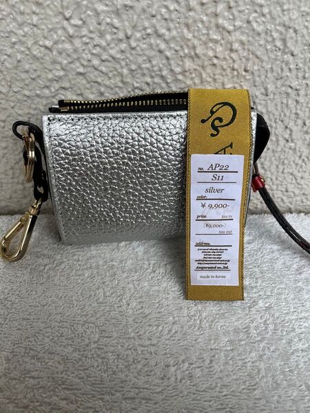 Ampersand ミニウォレット シルバー 未使用
