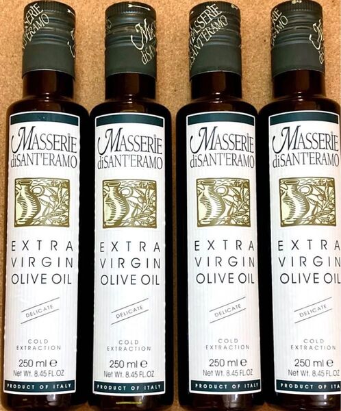 MASSERIE di SANT'ERAMO サンテラモ エクストラ・ヴァージン・オリーブオイル ホワイトラベル 4本セット