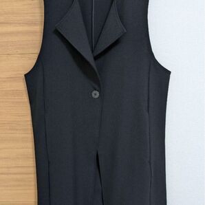 オシャレさん必見■■ ビースリー■■ロングベスト・ジョーゼットジレ