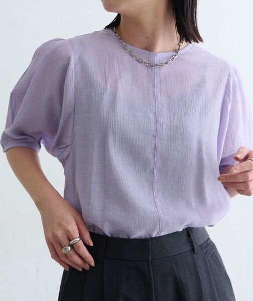 【極美品】アントマリーズ 楊柳袖タックブラウス 完売品