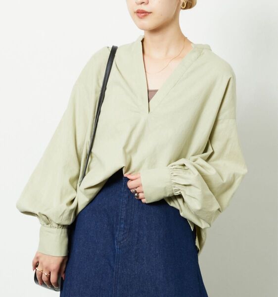 【極美品】FREAK'S STORE ボリュームスリーブスキッパーシャツ