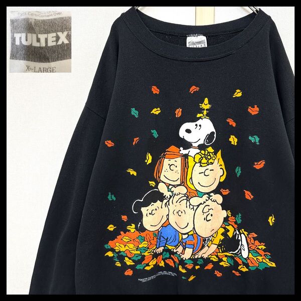 USA製 PEANUT ピーナッツ スヌーピー スウェット TULTEX ビンテージ スウェット 90s 古着 キャラ