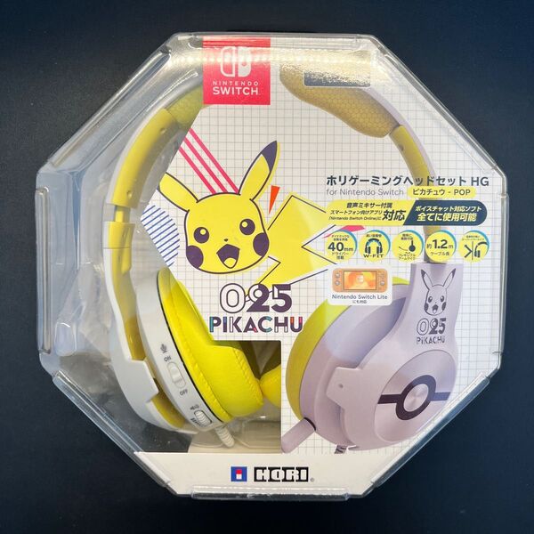 【中古】ホリゲーミングヘッドセットHG ピカチュウ - POP