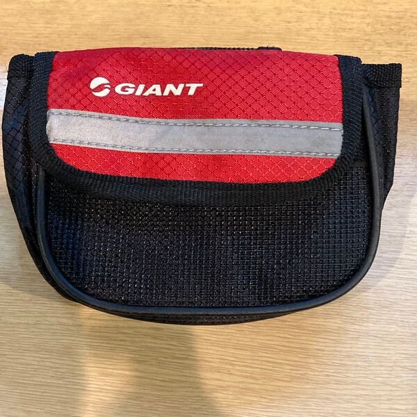 GIANT フレームバッグ フレームポーチ レッド/ブラック 自転車ポーチ