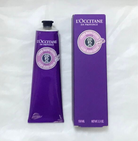 ロクシタン 限定完売品 ヴァイオレット スノーシア ハンドクリーム150ml