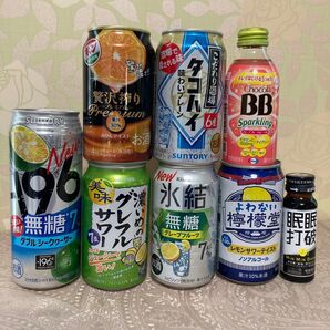酎ハイ サワー6本 & サプリ飲料2本 計8本のセット